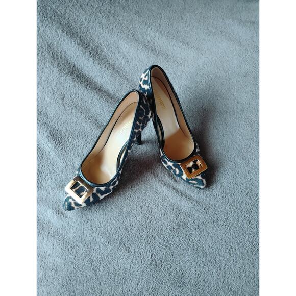 Womens Andrea Heels Leopard Animal Print Size 9 - Picture 1 of 12